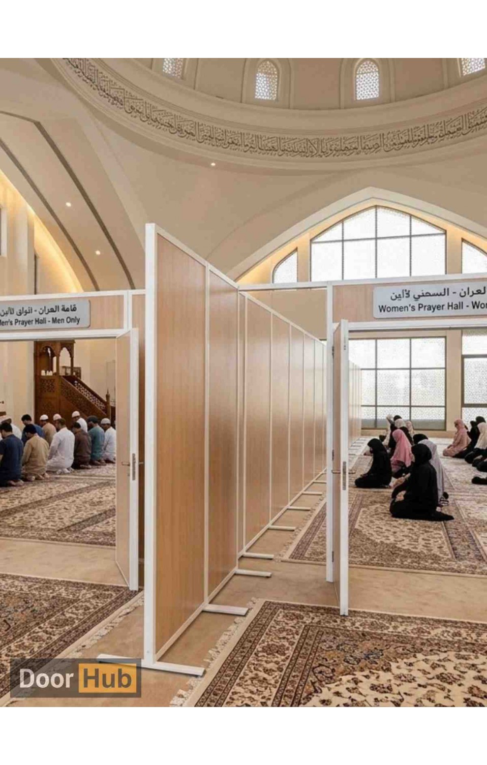فواصل غرف المساجد في الإمارات العربية المتحدة لمشاريع قاعات الصلاة والمرافق